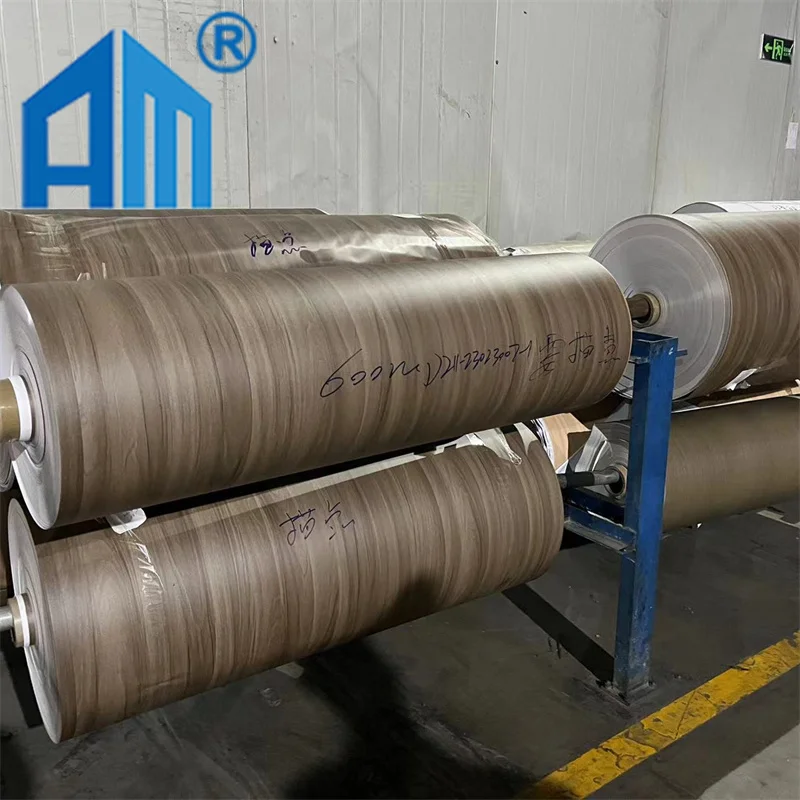 Decorative Sticking Paper Real Texture Laminate Sheets for Cabinets Aluminum Foil PVC Wood Film PVC Film