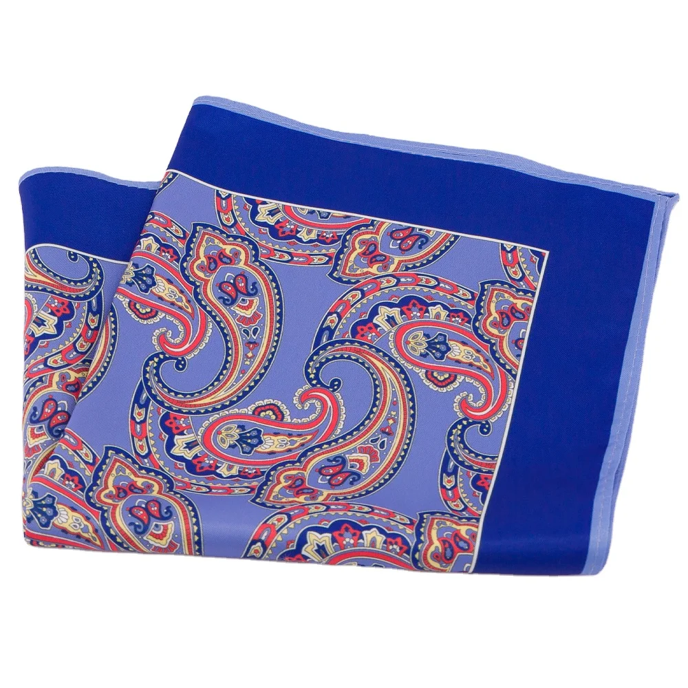 Manxiang Custom Men Handmade 100% Pure Organic Silk Square Pocket