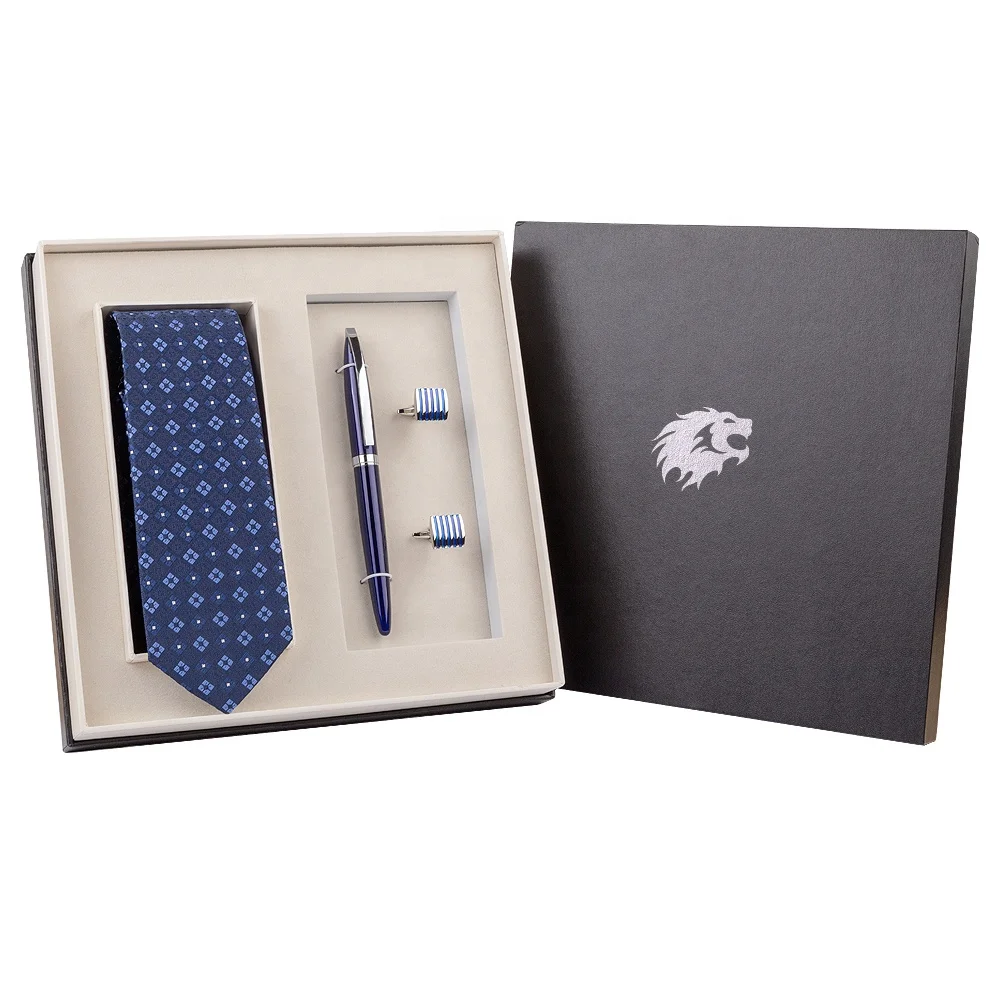 Business Gift Set for Gentleman with Tie Pen Cuff links as corporate gifts for VIP client / customer