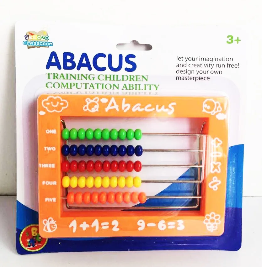 
Color abacus addition and subtraction abacus mental arithmetic teaching supplies 