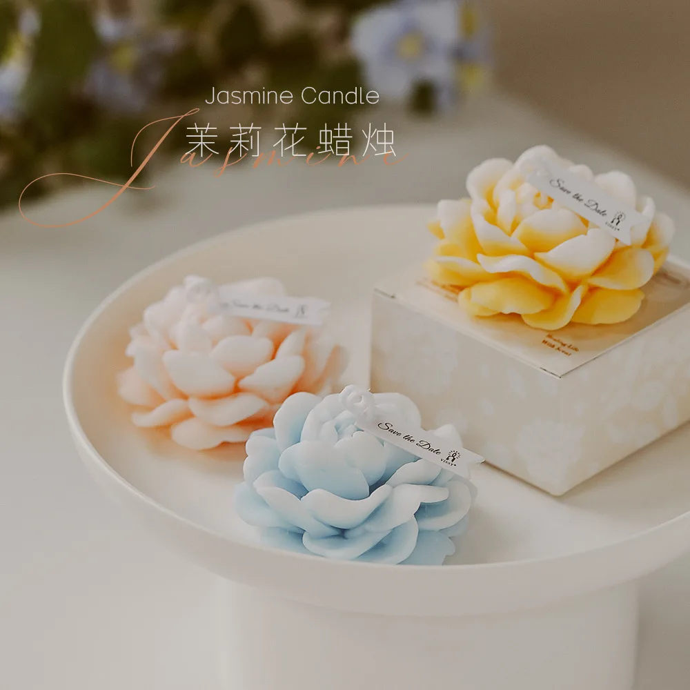 Jasmine Shape for Aromatherapy and Home Decoration Wholesale Gift Handmade Multi Scented Candle