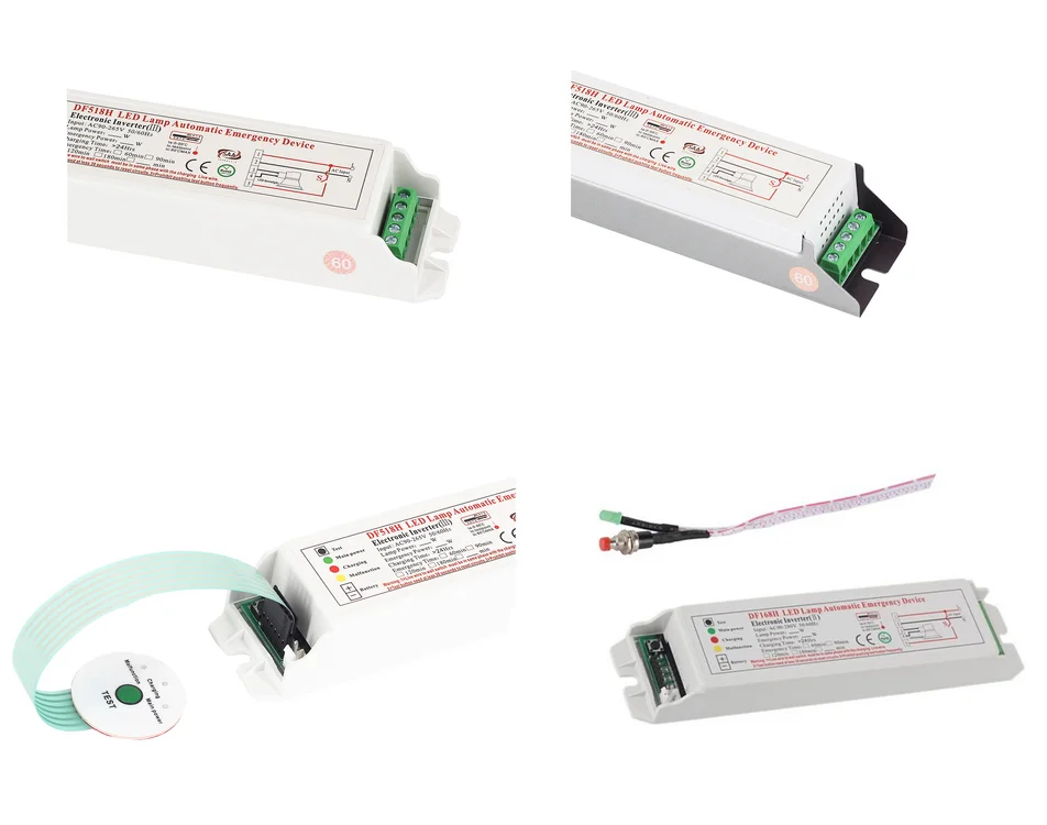 TUV CE certificate led light emergency power kit with LiFePO4 Batteries pack for T8 tube 18w90min