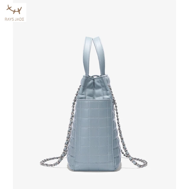 New Mochila Para Damas Latest Fashion Vegan Leather Women Backpack Wholesale Price Ladies PU Quilted Geometric Backpack