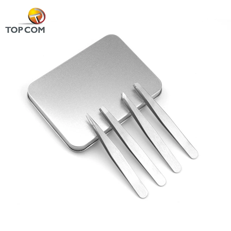 Инструменты для ухода за бровями профессиональный набор пинцетов из розового золота