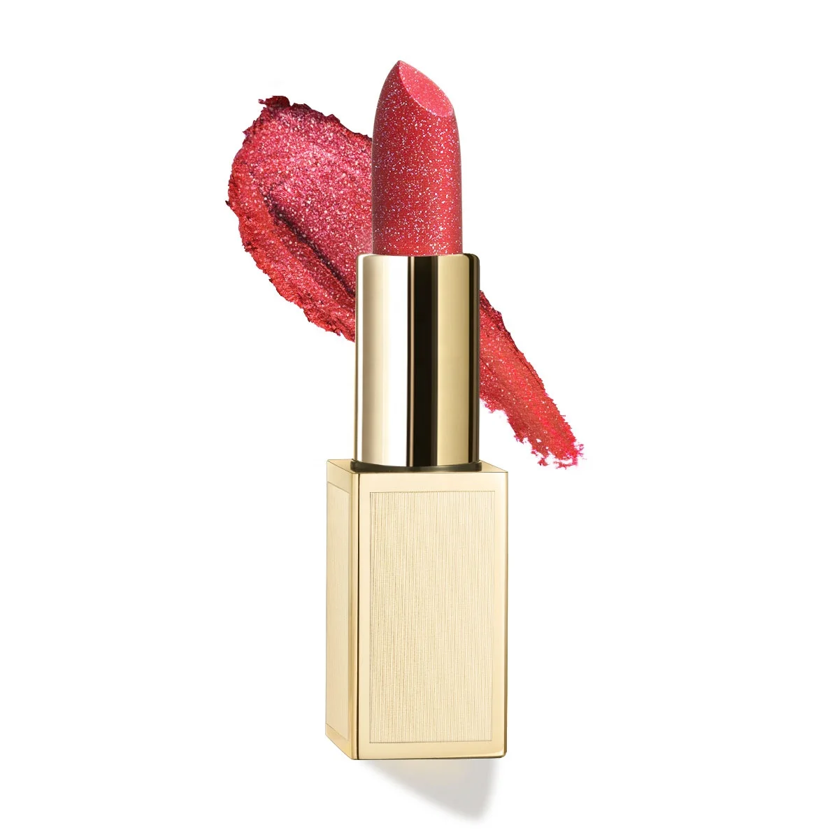 Good Quality Lip Stick Vendor Peach Red Eco-Friendly Mica Glitter Ladies Lipstick Set for Wedding Party