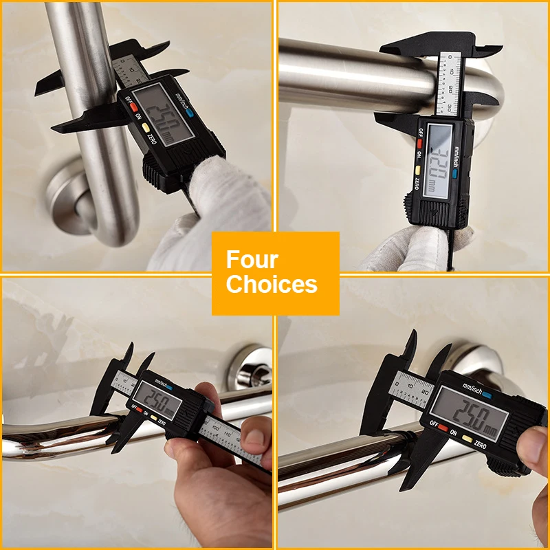 24 Inch Shower Grab Bar Stainless Steel Bathroom Grab Bar Handle, Bathroom Shower Balance Bar