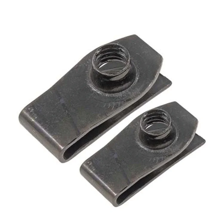 Customized Oem Odm Non-standard Fasteners M4 M5 M6 M8 Stainless Steel Metal Motor Motorcycle Car U U-type Clip Nuts