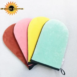 Manufacture fashion products velour comfortable tanning mitt