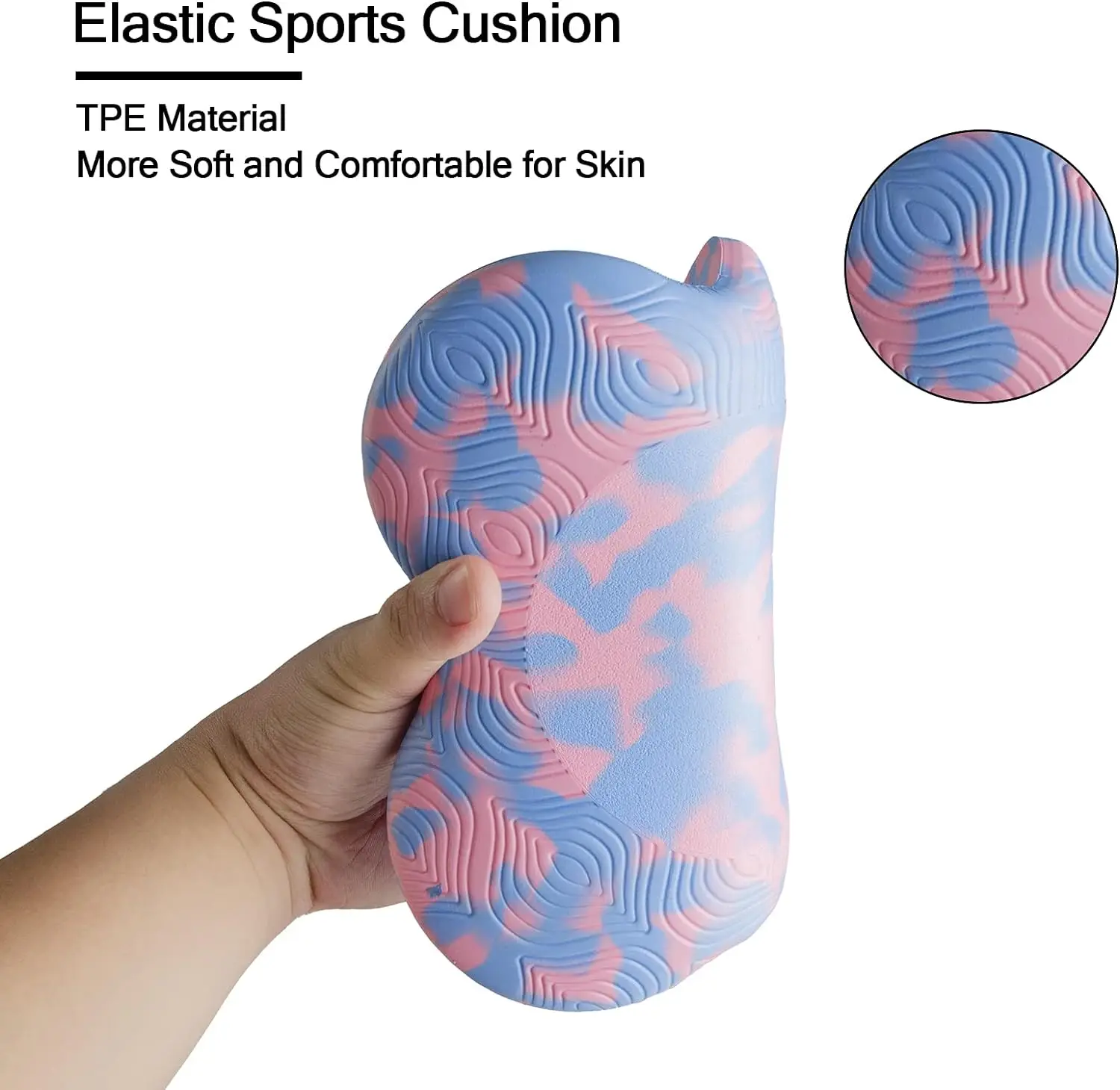 JIKE TPE Yoga Knee Pad Cushion, Extra Thick for Knees Elbows Wrist Hands Head Foam Yoga Pilates Work Out Kneeling pad,