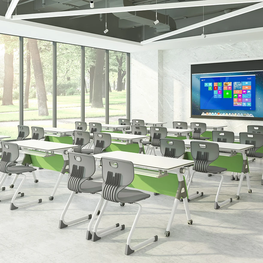 Модульный складной и подвижный тренировочный стол для конференц-зала