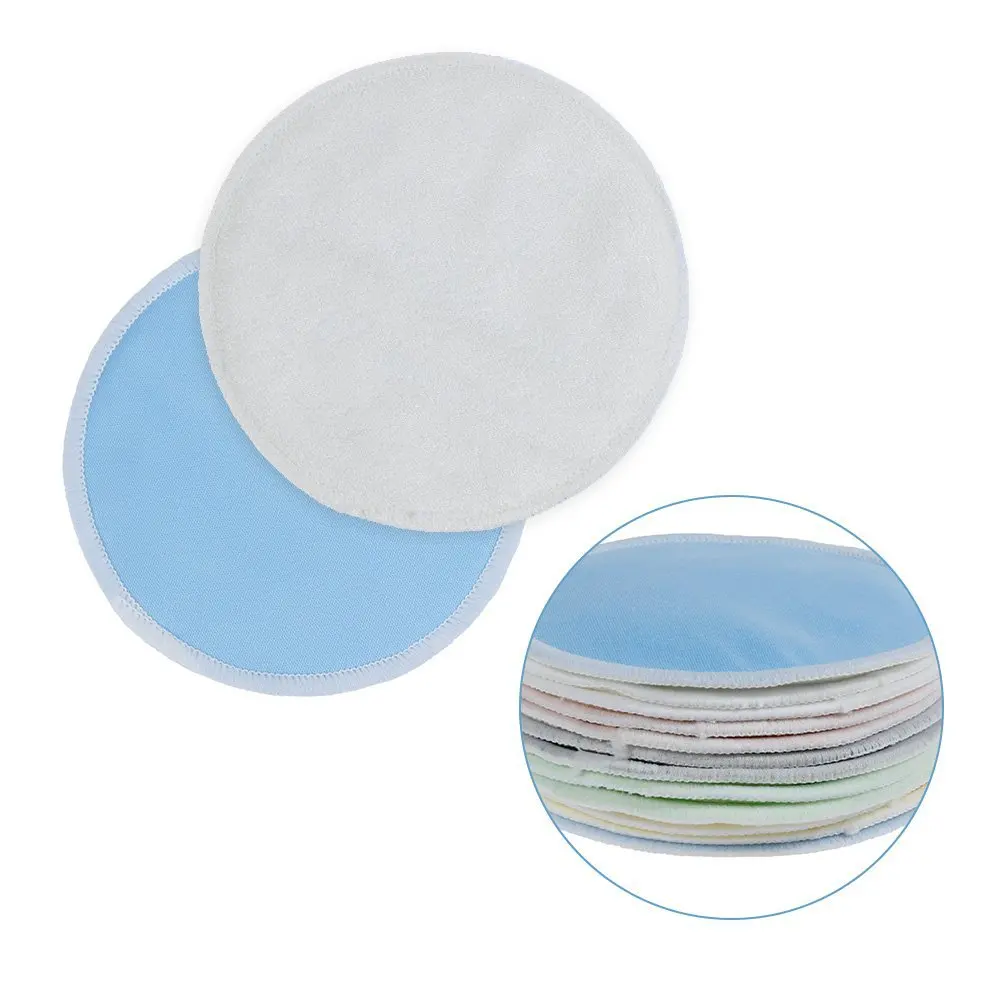 High quality washable organic bamboo nursing breast pads reusable Spill proof Breast Feeding Pads for nursing mom ultra thin