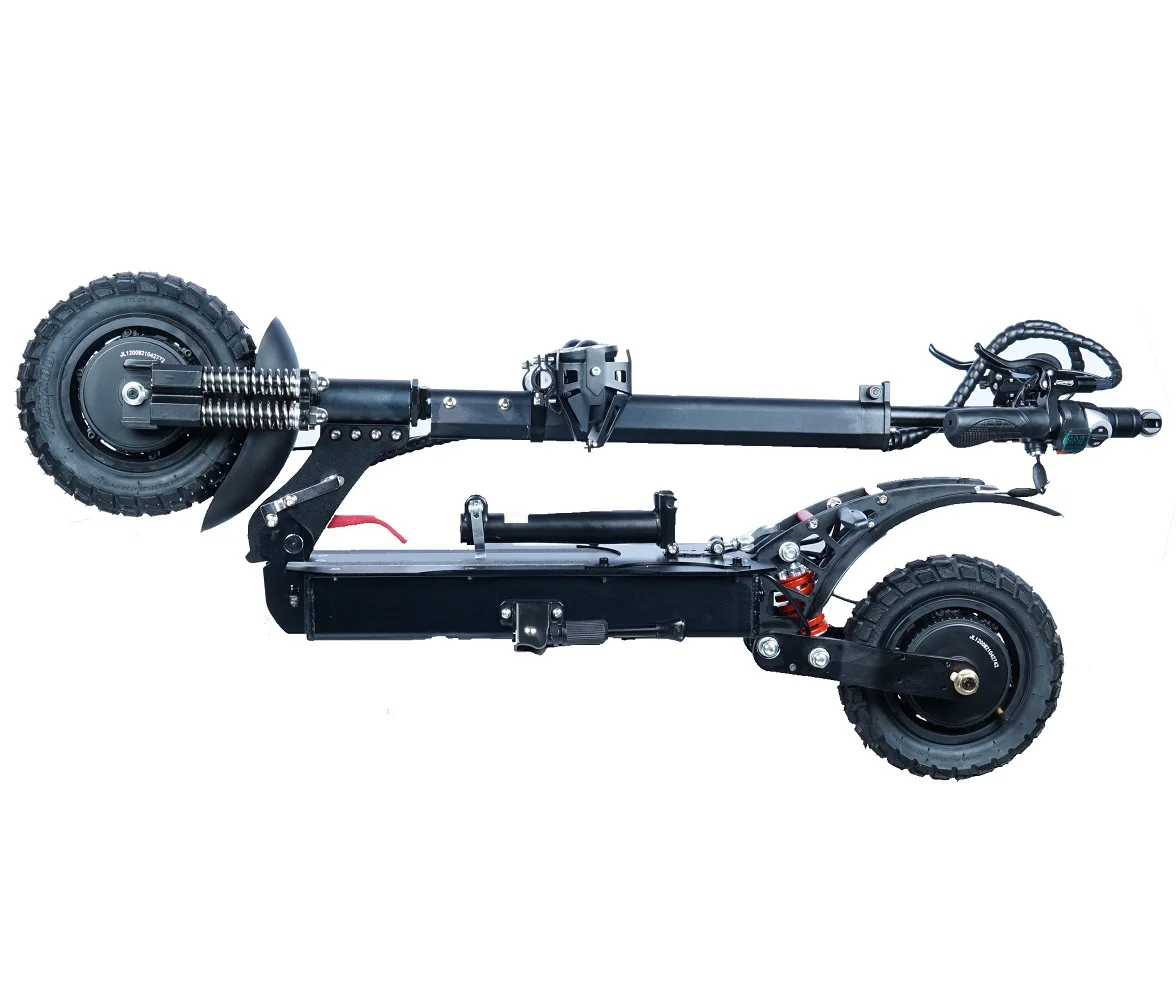 T4 Powerful 52V 26Ah 2400W Cruise Control Dual Motor Off Road With Seat Adult Electric Scooter