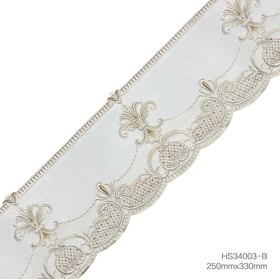 Direct selling french milk silk lace  sofa pillow case home textile patchwork decorative woven white lace trim