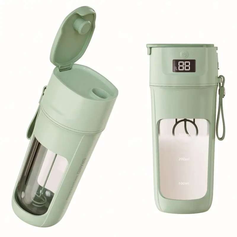 Custom Logo 440ml BPA Free USB Electric Shaker bottle Powder Blender Portable GYM Bottles Cup