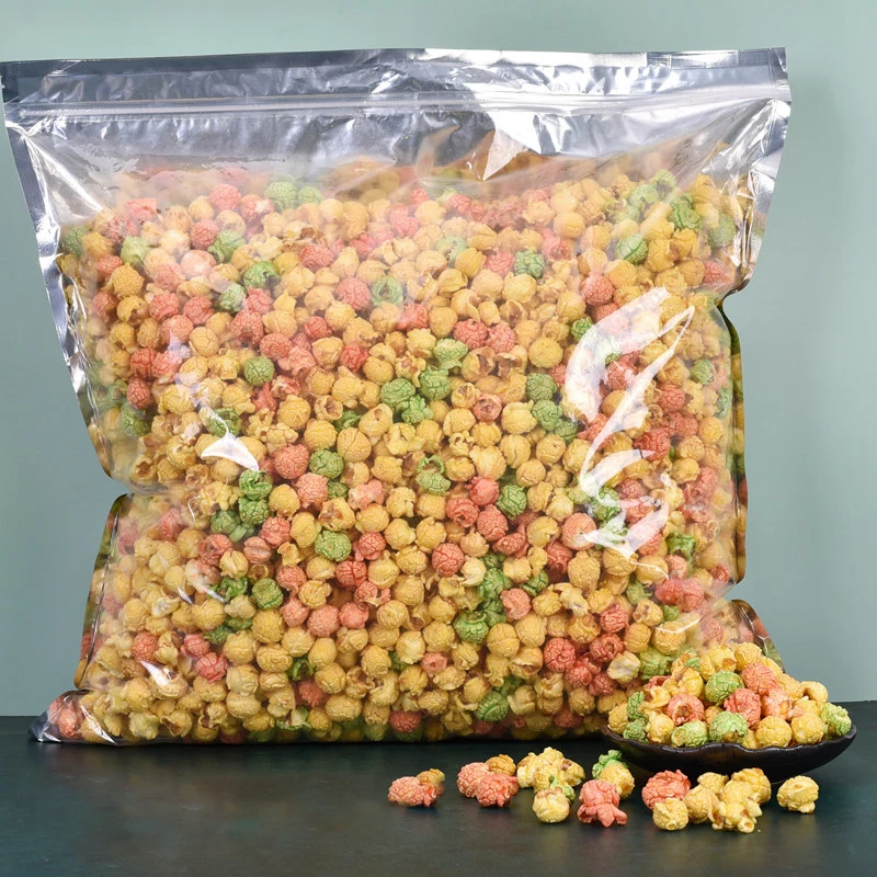 Wholesale exotic snacks Corn puffed snack grain snacks machine popcorne American spherical popcorn