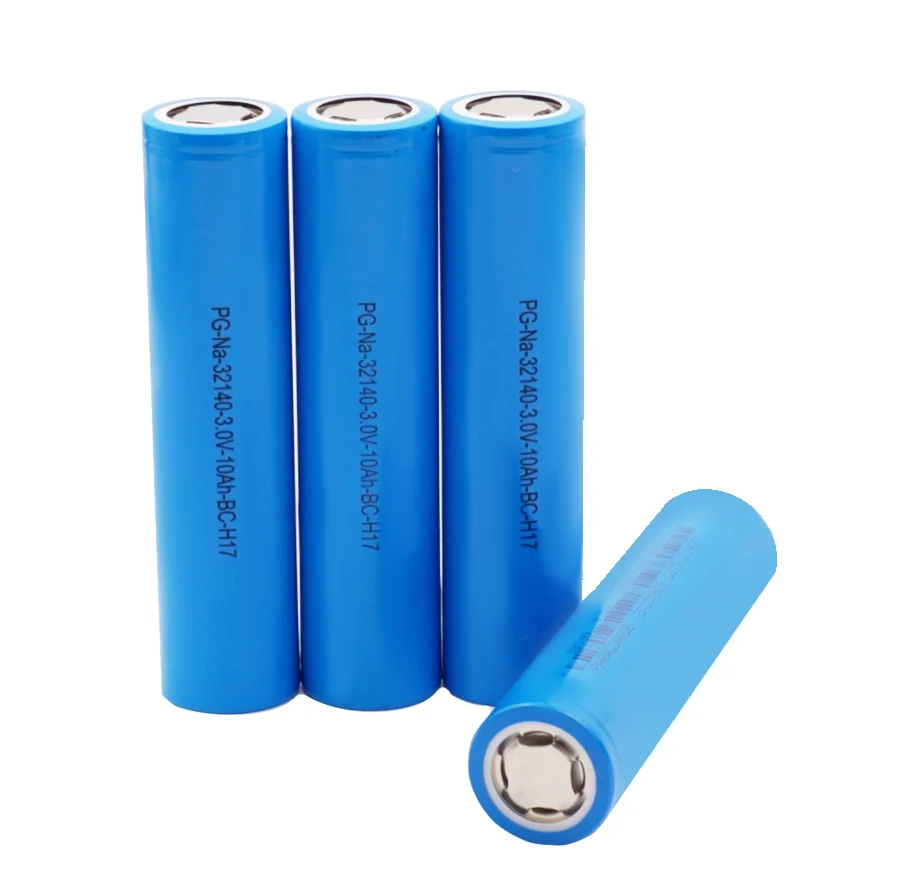 High-Efficiency Rechargeable Natrium Ion Akku Sodium 3.0V Na Ion Battery Cell 33140 Sodium-Ion Battery for Extreme Environment
