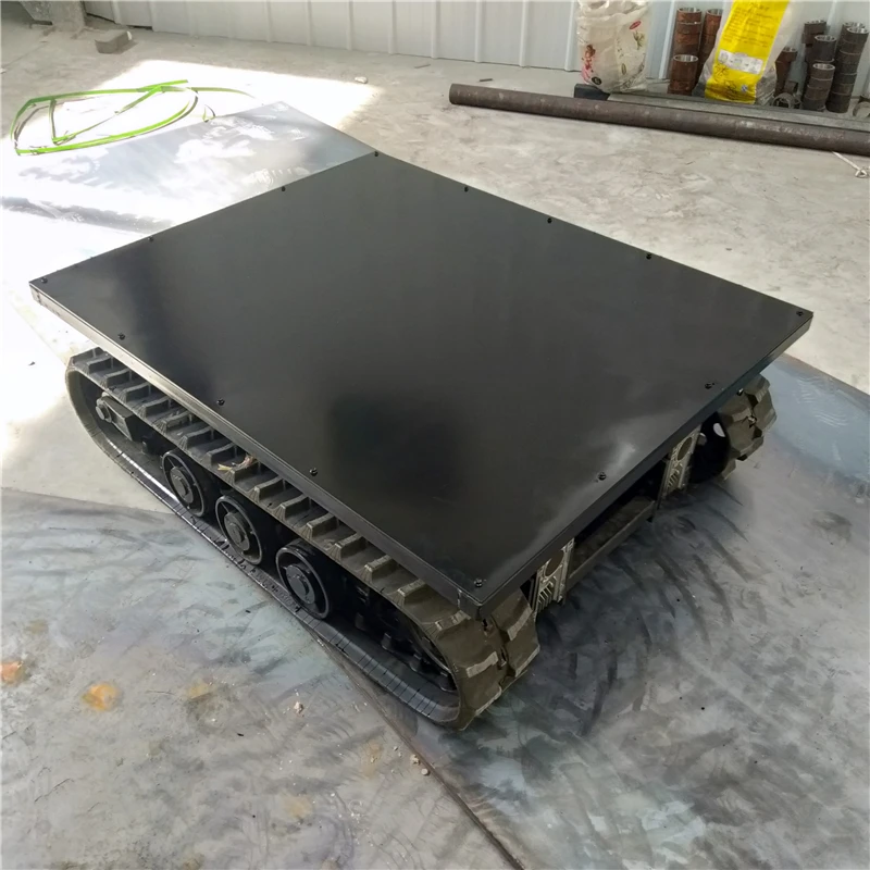 Chasis De Oruga De Goma Tracked Car Chassis