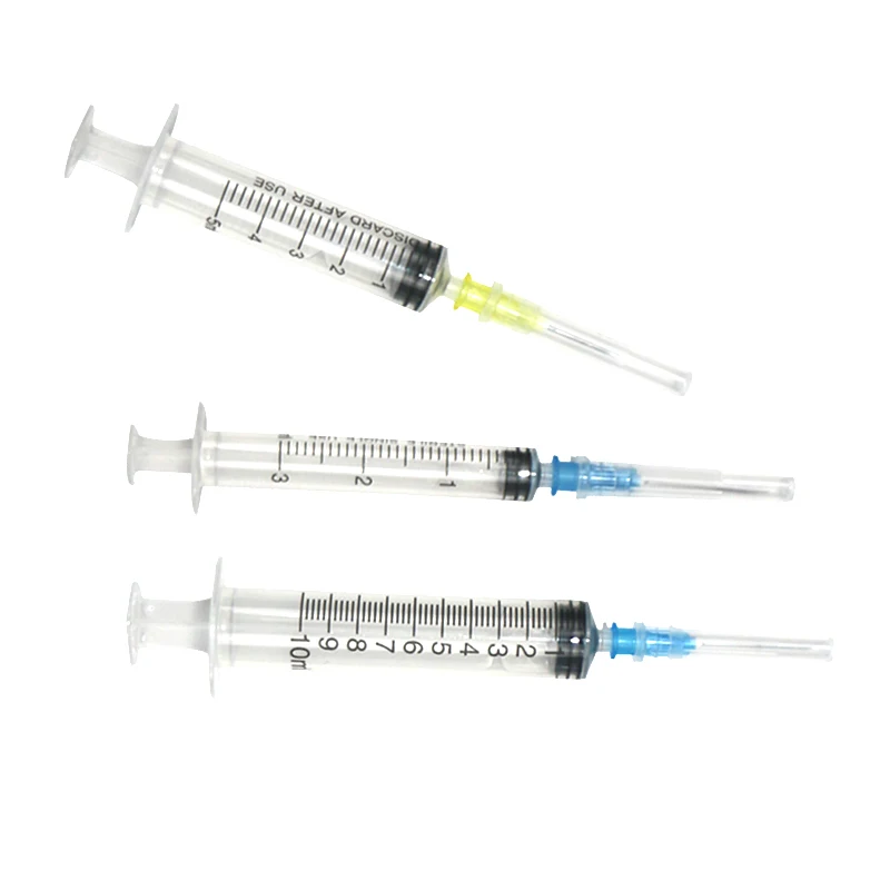 Chenye Price 5ml 10ml Medical Sterile Auto Lock Injection Syringe Disposable 5cc 10cc With Needle Luer Slip