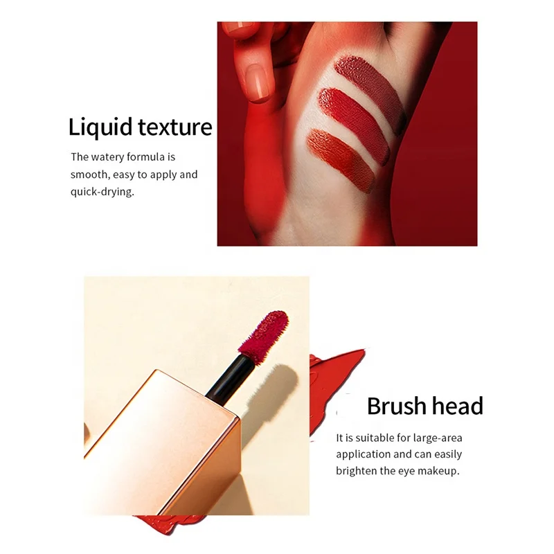 Glitter Private Label Organic Shimmer Metallic Liquid Eyeshadow