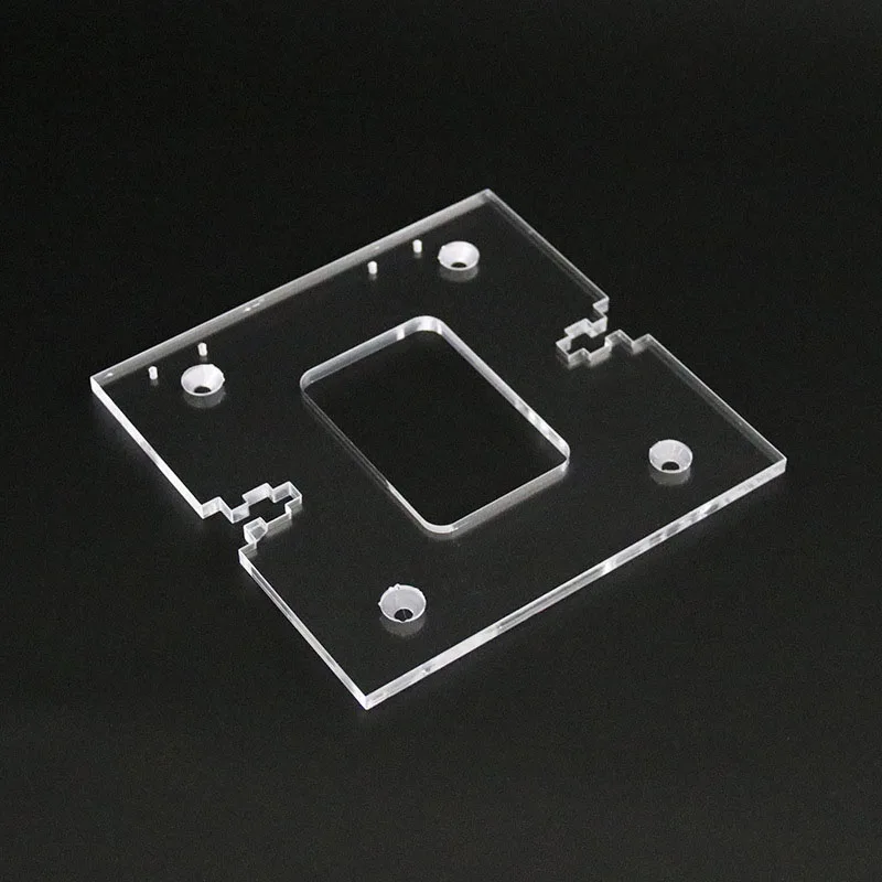 Custom laser cutting processing Plexiglass parts carved patterns acrylic shape panels