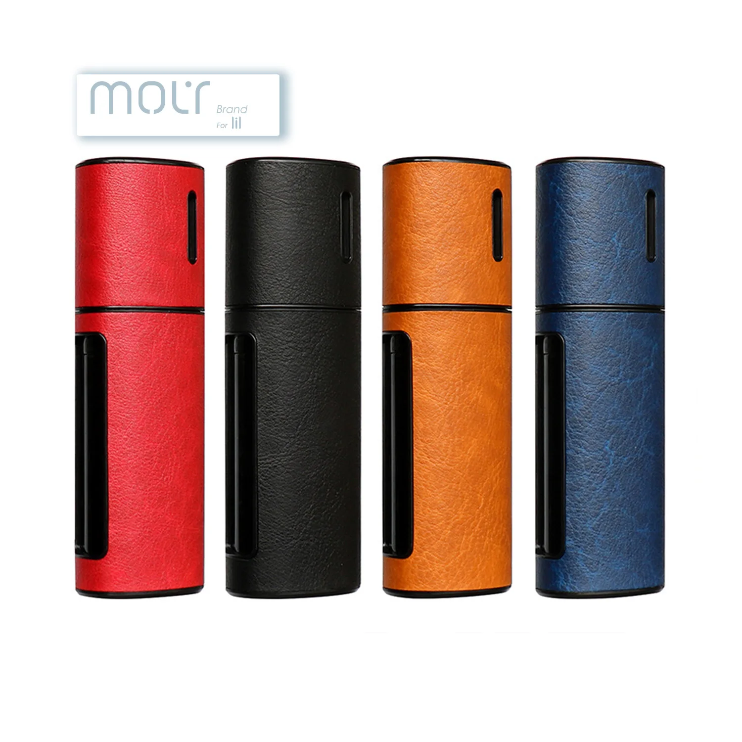 Molytech 2022 Heat Not Burn Device Iqo Pu Leather Lil Cover L004 Lil Case Electronics Cigarette Vape Accessories For Lil