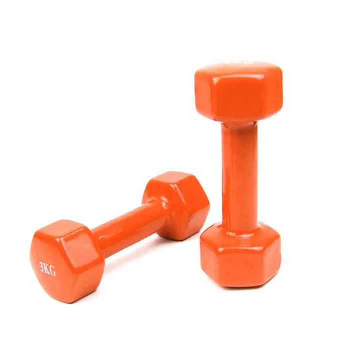 
Dumbbell Set Vinyl Cast Iron Dumbbell Neoprene Portable Gym Solid Dipping Pvc Colorful 1 Kg Unisex 