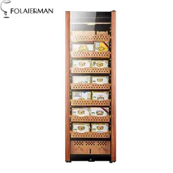 Большой шкаф для сигар на заказ роскошный холодильник