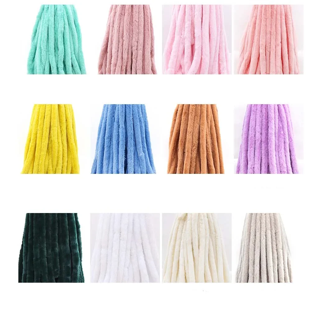 4.5cm width customized rex rabbit fake fur trim rabbit fur trimming faux rabbit fur trim