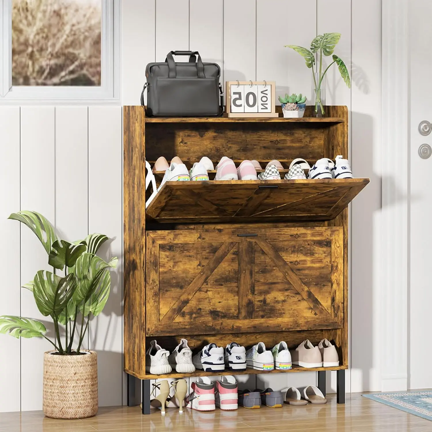 Factory Wholesale Disinfection shoe cabinet for entryways living room shoe display cabinet furniture wall mounted shoe cabinet