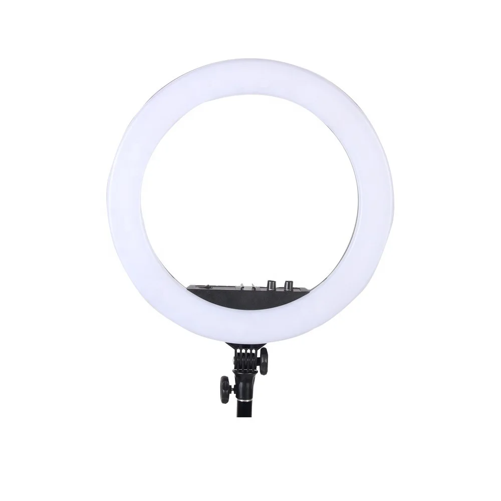 photographic henge ring light halo lamp 55w 240 leds with tripod phone holder photo video ring light