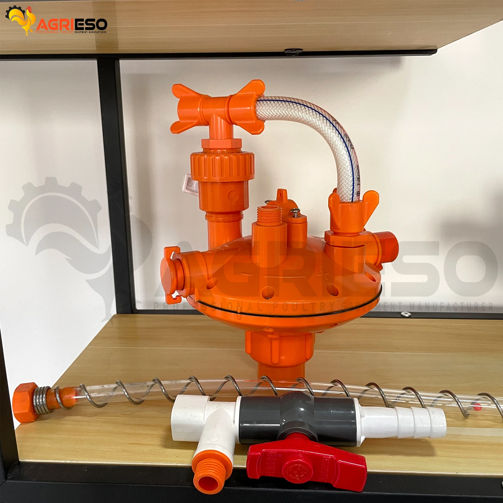 Регулятор давления воды AGRIESO для птицы автоматический подъемник слоев бройлера соска питьевая линия