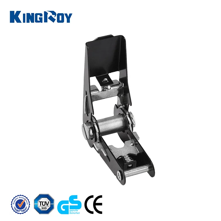 Kingroy E-coating black 1inch/25mm light duty ratchet belt buckle