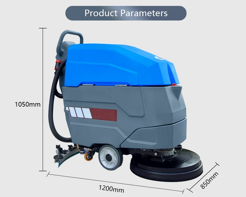 High Performance Durable Hand Push Floor Scrubber