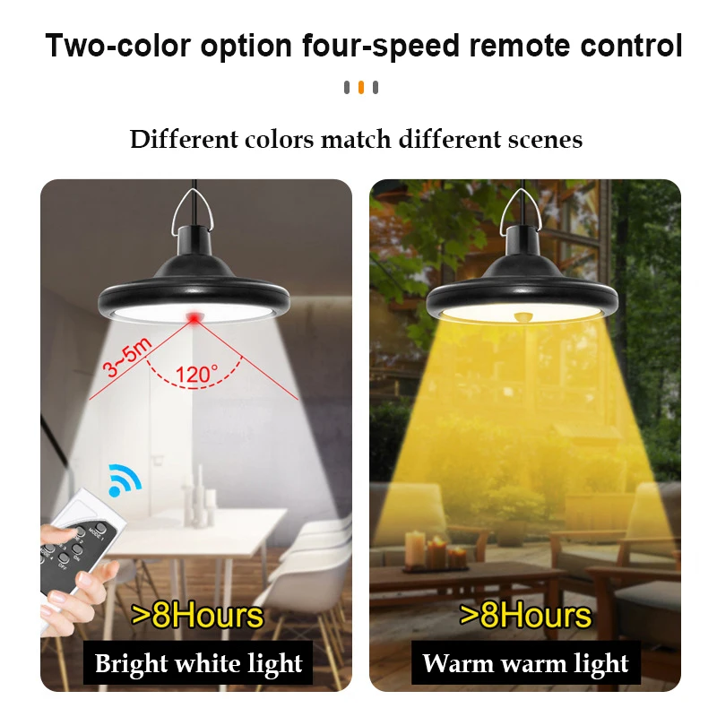 Solar Lights Indoor And Outdoor Lights Powered Lighting System Alloy With Motion Sensor Remote Control For Home House Garden