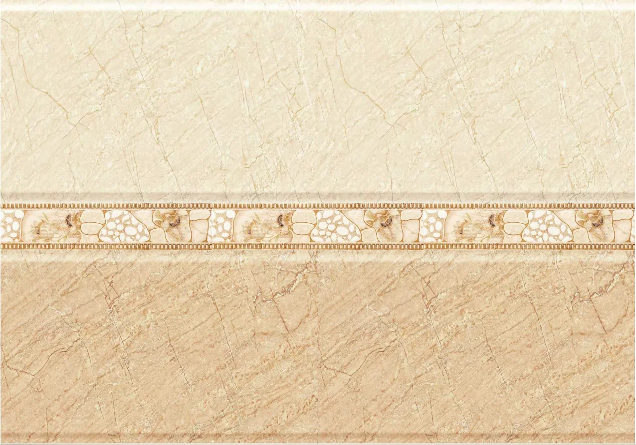 Ceramic decorative and border tiles for kitchen or bathroom