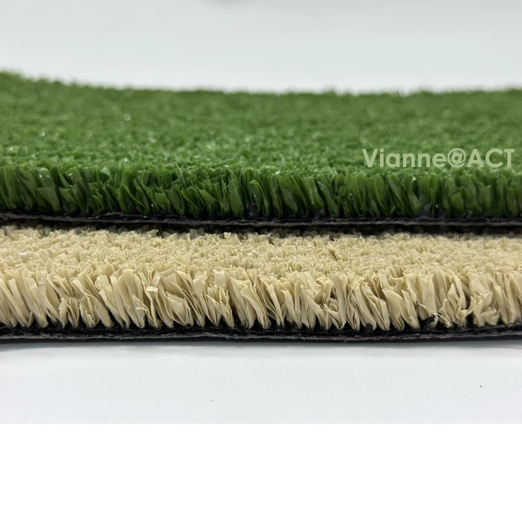 Multipurpose beige color synthetic turf mat artificial grass for cricket, padel , tennis BF10