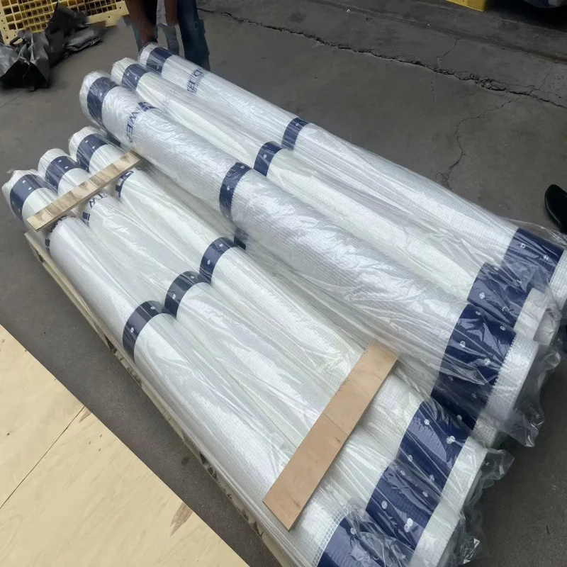 160GSM 180GSM Woven Scaffold Sheeting Leno Tarpaulin Scaffold Sheeting for Construction