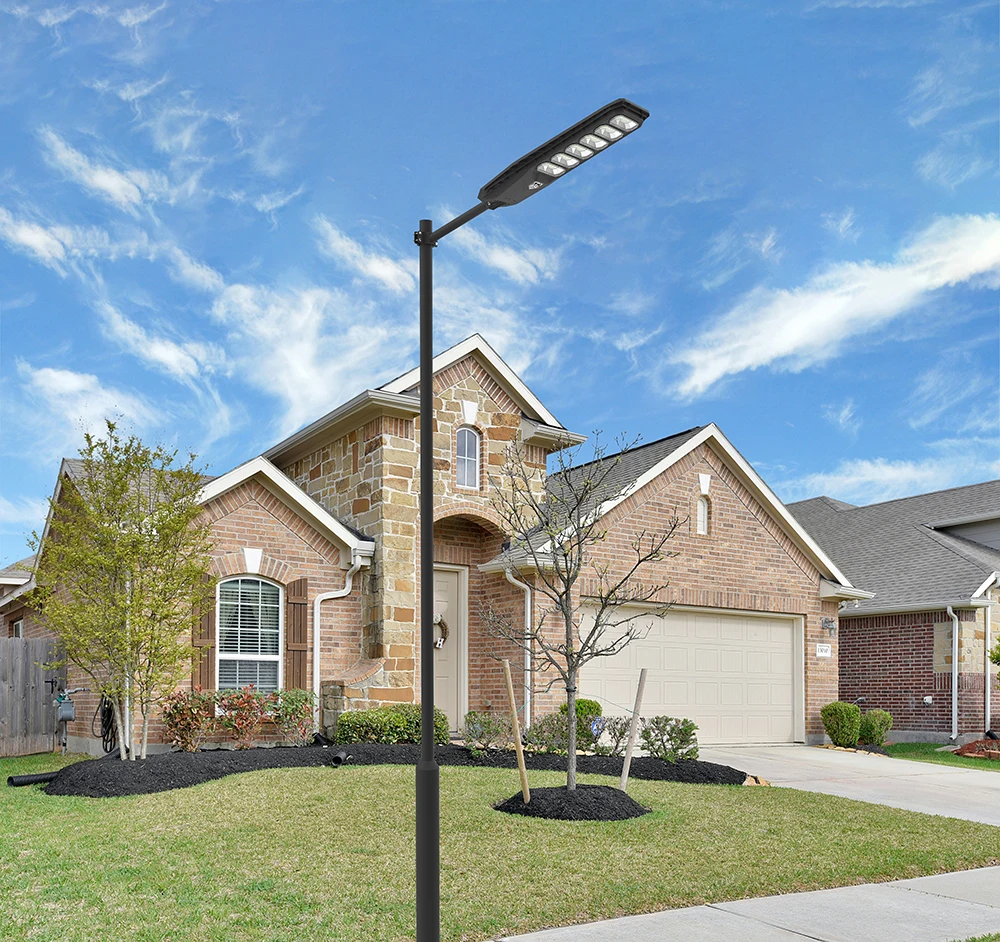 Update High Lumen Waterproof 300W 400w 500w 600w All in one Integrate Solar Street Light with remote control