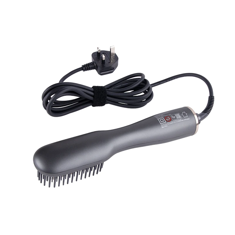  OEM ODM Customized 3 m Hair Straightener Comb in 1 Dryer Styling Brush 600w