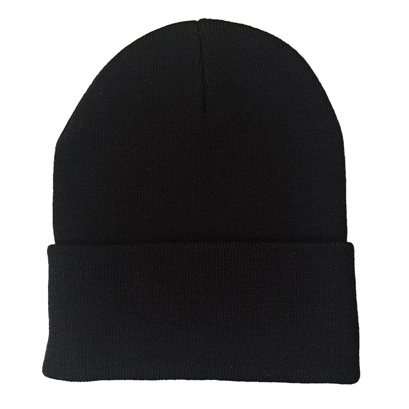 High Quality Bulk Unisex Acrylic Knit Winter Cap Customizable Plain Beanie Hat with Logo for Daily Wear and Skiing for Adults