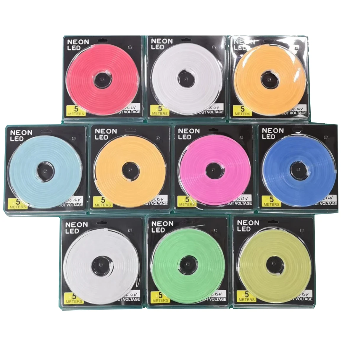 DC 12V Low Voltage SMD2835 Standard LED Silicone Neon Flex 50m 5m/Roll Wholesale Price