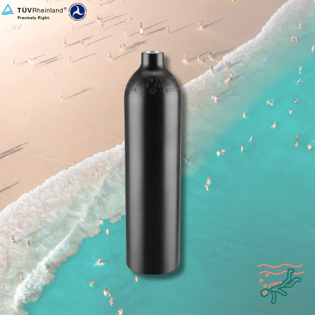 ZX TPED/DOT S80 S40 S53 S63 S06 S19 Scuba Diving High Pressure Air Cylinder TPED  Bottle Tank  CO2 O2