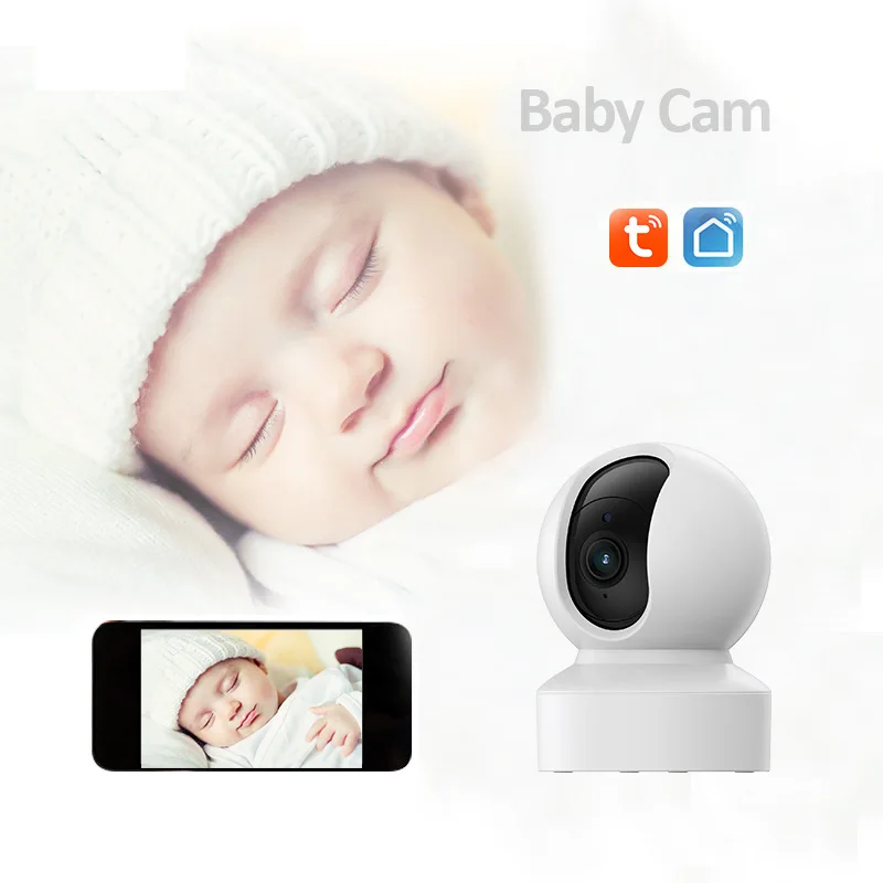1080P мини-камера для помещений Wi-Fi 360 PTZ IP-безопасность домашний монитор детей домашних животных аудио и видео ночное видение