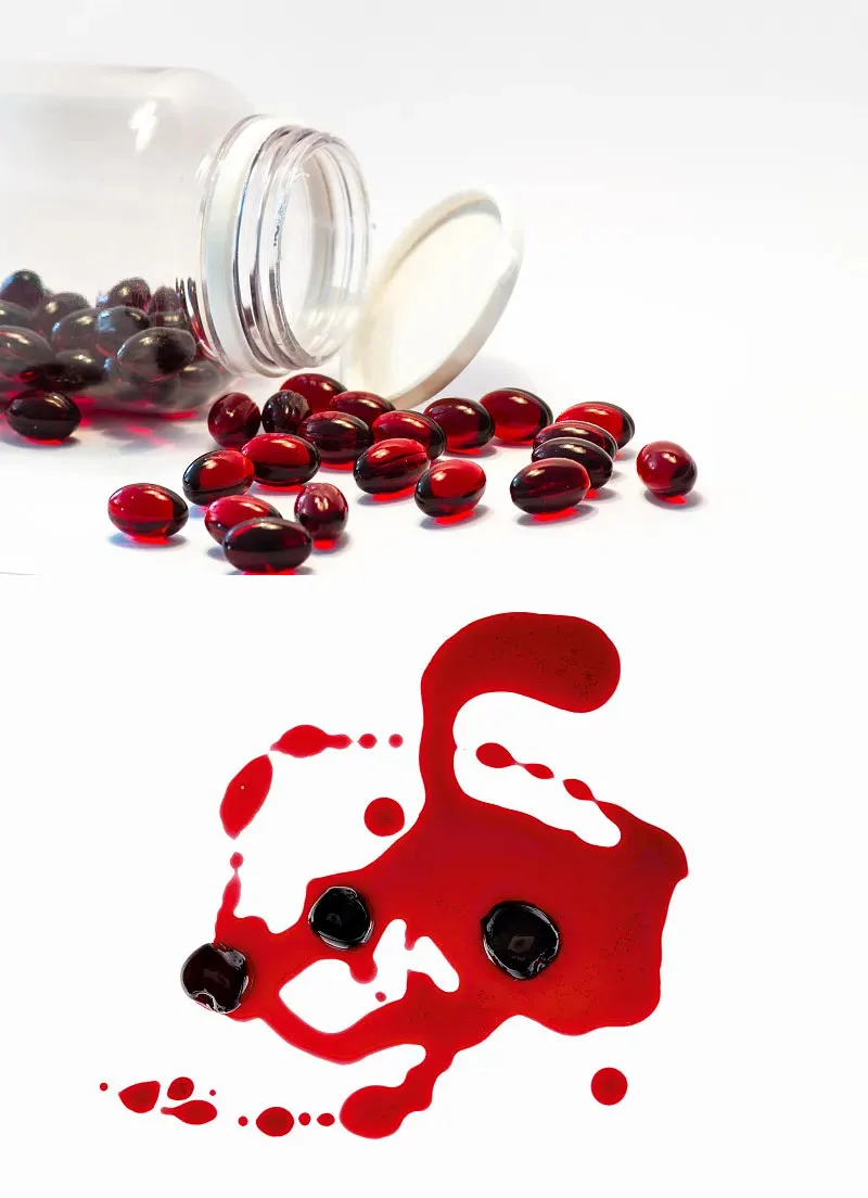 Oem/Odm Private Packaging Herbal Supplements Capsules Intimate Care Woman Yoni Pops Artificial Women Blood Capsule