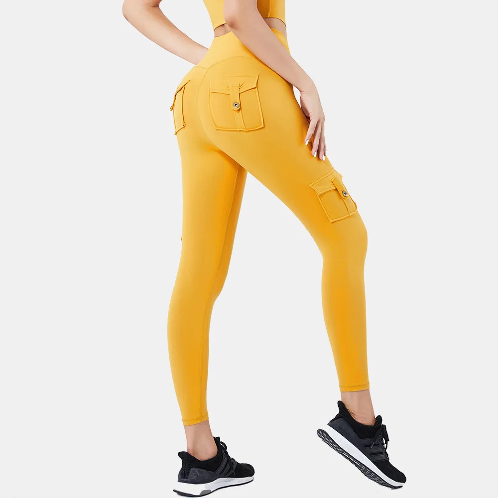 
Wholesale Seamless High Waisted Women Sport Yoga Leggings With Pockets 