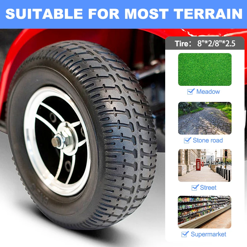 Cheap price steel frame max speed 9km/h 24v 4 wheels adult folding electric mobility scooter for old people