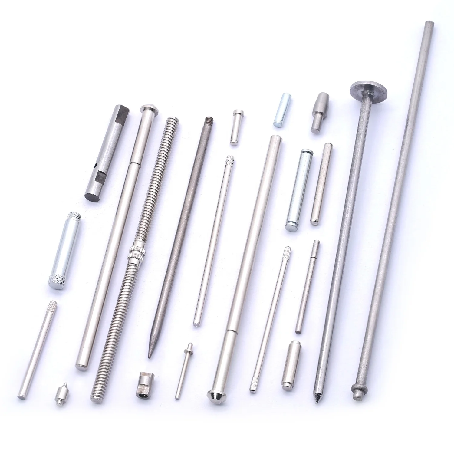 
Customized Stainless Steel Accessory Shaft Position Pin shaft Knurled Threaded Dowel Pin fasteners 