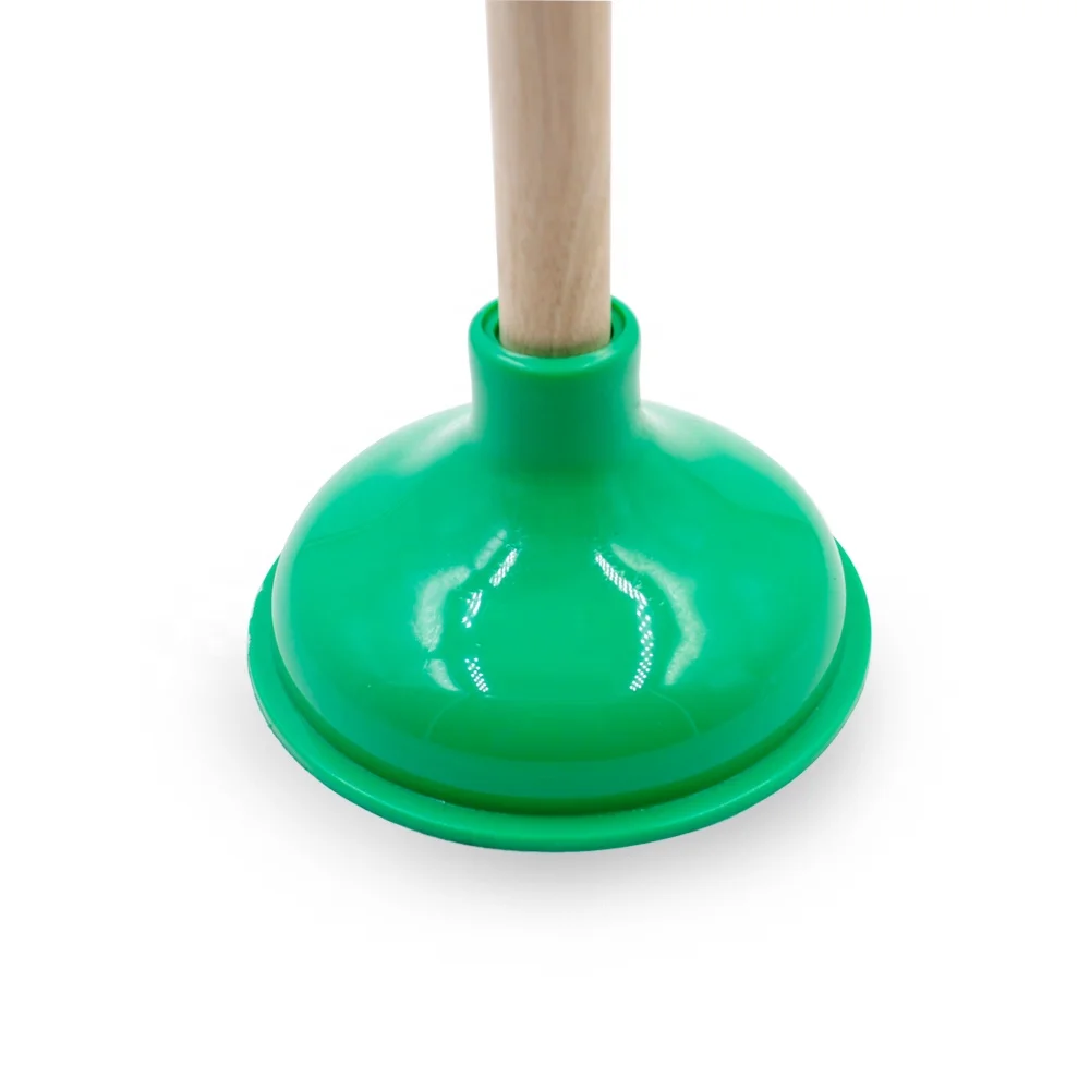 
New design PVC and Wood Handle Toilet Plunger 
