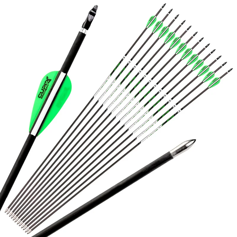 Customizable LWANO lightweight pure carbon arrows archery shooting training outdoor competition arrow ID 4.2mm carbon arrows