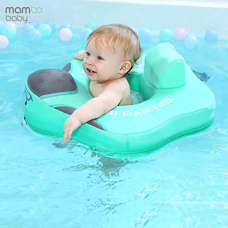 Amazon Hot- selling Non Inflatable Baby Pool Float Mambobaby Solid Swimming Float Baby Floats for Infants Aged 4-18 Months